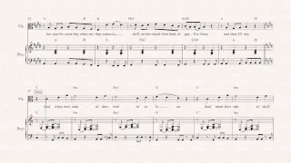 Viola - Uptown Girl - Billy Joel - Sheet Music, Chords, & Vocals