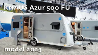 🆕 💥 World premiere: Revolutionary KNAUS caravan: 2023 Azur 500 FU