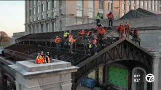 Father-daughter ironworkers among those who rehabbed Michigan Central Station