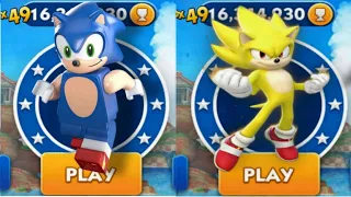 Sonic Dash - Lego Sonic VS Super Sonic _ Movie Sonic vs All Bosses Zazz Eggman