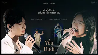 YẾU ĐUỐI - Hoàng Dũng & Thịnh Suy (live) / Audio Lyric Video / Dear Ocean