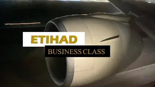 ETIHAD BUSINESS CLASS Abu Dhabi to Paris EY31 Boeing 777 300er