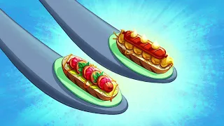 Zig & Sharko  🥖  BREADS AND STUFFS  🥖 YUMMY 🌭 Cartoons for Children