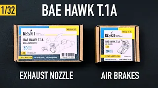 BAe Hawk T.1A Upgrades for Revell kit (1/32) by ResKit | Unboxing