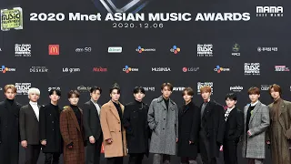 Seventeen (세븐틴) Mnet Asian Music Awards Red Carpet #2020MAMA