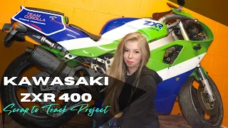 Kawasaki ZXR 400 Scrap to Track Restoration Project 💥 Part 1 💥