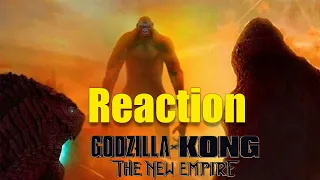 Godzilla X Kong Reaction Trailer video
