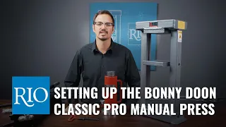 Setting Up the Bonny Doon Classic Pro Manual Press