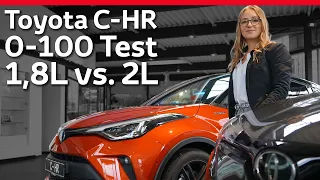 Toyota C-HR Hybrid 2,0L vs. 1,8L - 0-100 Test | Acceleration Test