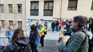 Salida de La Virgen de La Concha hacia la Hiniesta