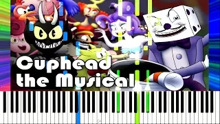 Cuphead the Musical (feat. Markiplier, NWTB & More) - Random Encounters [Synthesia Piano Tutorial]