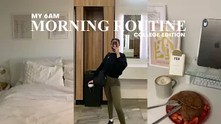 6AM COLLEGE MORNING ROUTINE 2022