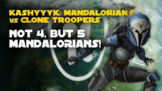 Kashyyyk: Mandalorians vs Clone Troopers Bad Batch Galactic Challenge | SWGOH GC X