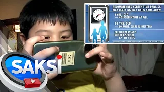 Payo ng mga eksperto sa mga magulang - Limitahan ang paggamit ng mga bata ng cellphone par...| Saksi