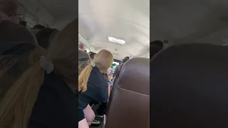 There was a fight on my chaotic bus￼