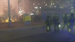 Portland, Oregon Police Try to Disperse Protesters