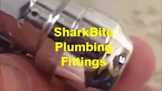 No Glue! Easy to install plumbing fitting - Shark Bite