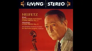 Bruch: Violin Concerto No.1 - Heifetz, Sargent / 브루흐: 바이올린 협주곡 1번 - 하이페츠, 사전트