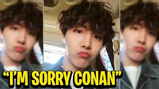 "I'M SO SORRY" BTS J-Hope Apology To Conan O'Brien!