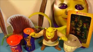 2013 SCARED SHREKLESS SET OF 5 WENDY'S MOVIE COLLECTIBLES VIDEO REVIEW