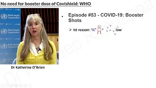 Booster Dose | 55th COVID 19 Update | Dr. Pradeep Rangappa