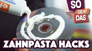 5 unglaubliche Dinge, die man mit Zahnpasta machen kann!