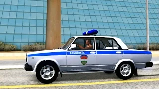 GTA San Andreas - Lada 2107 Rendőrség | Mods/Modification _REVIEW