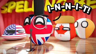 SPELLING BEE | Countryballs Animation