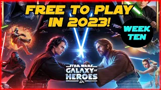 Week 10 F2P SWGOH Farming in 2023 - The GRIND is Very, Very Real...