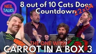 8 Out Of 10 Cats Does Countdown Reaction - 22x04 - The One With CARROT IN A BOX 3!