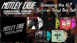 Unboxing the Mötley Crüe - Crücial Crüe: The Studio Albums 1981-1989 5LP Splatter Vinyl Box Set