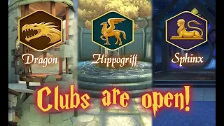 HOGWARTS' NEW CLUBS! (finally) Clubs Update: Harry Potter Hogwarts Mystery