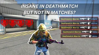 Why am I good in deathmatch but not in my matches? (CS:GO)