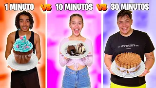 1 MIN VS 10 MIN VS 30 MIN DE DOCE SP!!!