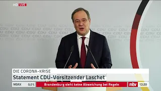 Corona LIVE: Pressekonferenz mit CDU-Chef Laschet nach einer Präsidiumssitzung in Berlin