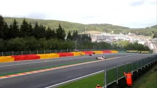 2011 GP2 Spa-Francorchamps Crash Fabio Leimer