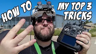 How to rip my top 3 greasy FPV freestyle tricks!  // FPV Drone Trick Tutorials // BaconNinjaFPV