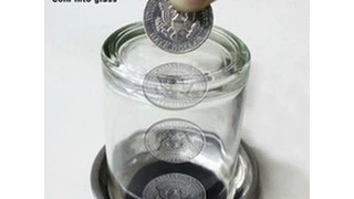 How to Push the Coin Trough The Glass - Magic Tricks Revealed