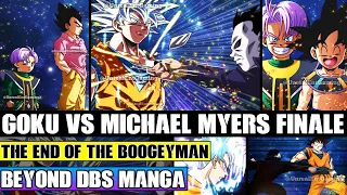 Beyond Dragon Ball Super: Goku Vs Michael Myers Finale! Vegeta Arrives And The End Of The Boogeyman!