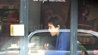 Jared Leto enjoying a day off in Paris with his mom