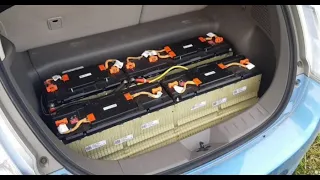 Nissan leaf с доп батареей в багажнике дальность хода на одной зарядке