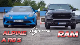 Dávid és Góliát! - Alpine A110 S vs. RAM