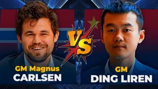 The Champion's Pride 🤜🤛 Magnus Carlsen Beat Ding Liren | Chess World Championship