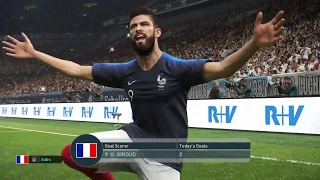 Pro Evolution Soccer 2019 Demo Gameplay - France vs. Argentina