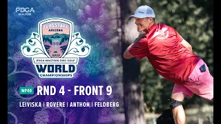 2023 PDGA Masters Disc Golf World Championships | MP40 R4 F9 | Leiviska, Rovere, Anthon, Feldberg