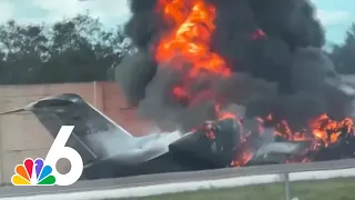 Hear the 911 calls in DEADLY JET CRASH on I-75 in SW Florida