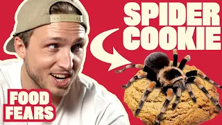 Spider Cookies Taste Test Ft. Shayne Topp | FOOD FEARS