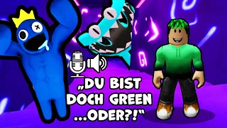 GREEN SPIELT ALS MENSCH GEGEN RAINBOW FRIENDS...Rainbow Friends 2, aber sie können sprechen!