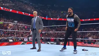 Jey Uso saves Cody Rhodes - WWE RAW 9/25/2023