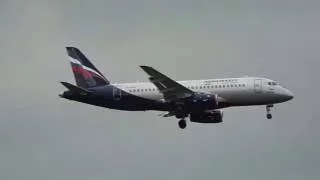 Aeroflot Sukhoi Superjet 100-95B RA-89032 landing at SVO